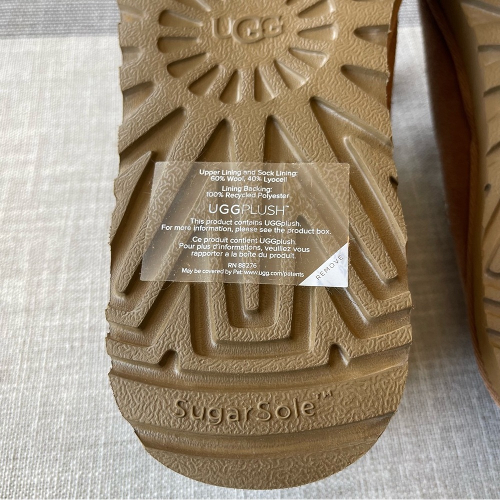 New UGG Tasman Slippers Chestnut Brown Womens Size 8 - Picture 9 of 11